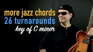 26 Turnarounds for Jazz Guitar in C minor